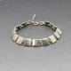 AHJ Vintage  Silver Squares Bracelet