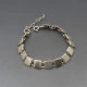 AHJ Silver Squares Bracelet