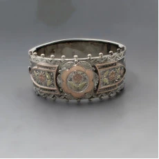 Antique Thomas White Silver Bracelet