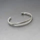 Sleek Sterling Silver Bangle