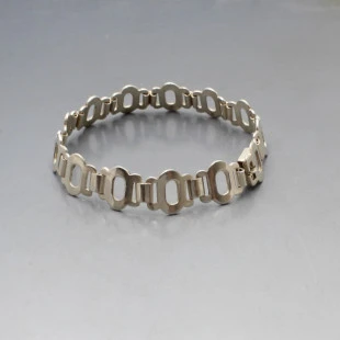 Designer Silver Modernist Bracelet 1946