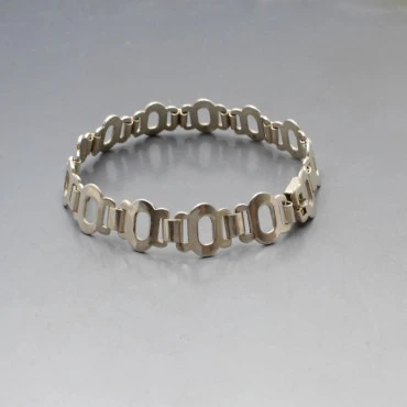 Designer Silver Modernist Bracelet 1946