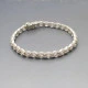 Silver and Crystal Tennis Bracelet