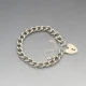 Silver Curb Chain Bracelet