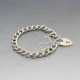 Silver Curb Chain Bracelet
