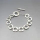 Silver Squares Link Bracelet 
