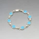 Mexican Turqousie and Silver Bracelet