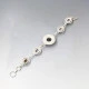 Moonstone Onyx and Silver Bracelet