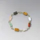  Multi Gem Cabochon Bracelet