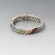 Multi Gemstone Sterling Silver Bracelet
