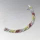 Multi Gem Sterling Silver Bracelet