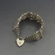 Silver ASJ Gate Bracelet