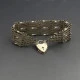 Silver ASJ Gate Bracelet