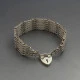 Designer Silver Gate Bracelet 