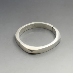 H. Rasmussen, Denmark Chunky Silver Bangle