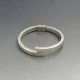 Modernist Sterling Silver Bangle