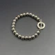 Vintage Sterling Silver Beads Bracelet