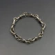 Designer Silver Bows Link Bracelet