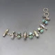 Abelone Shell and Sterling Silver Bracelet