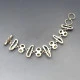 Abelone Shell and Sterling Silver Bracelet