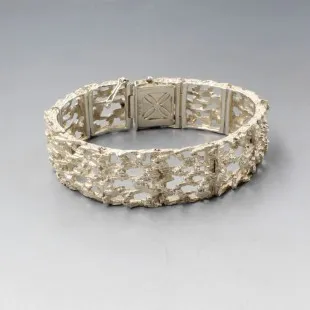 David Shackman and Sons Silver Bracelet