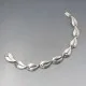 John Lauritzen Silver Leaves Bracelet