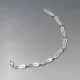 Silver Crystal Link Bracelet 