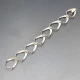 Arne Johansen Silver Boomerang Bracelet