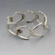 Arne Johansen Silver Boomerang Bracelet