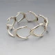 Arne Johansen Silver Boomerang Bracelet
