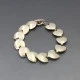 Vintage Herman Siersbol Silver Tulips Bracelet