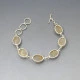 Rutilated Quartz Silver Bracelet