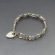 Vintage Silver Gate Bracelet 