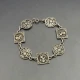 JOHN HART Iona Silver Lions and Thistle Bracelet