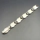 Scandinavian Silver Floral Bracelet