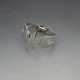 Modernist 900 Silver Bangle.