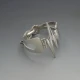 Modernist 900 Silver Bangle.