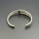 Sterling Silver Modernist Bangle