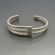 Sterling Silver Modernist Bangle