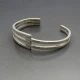 Sterling Silver Modernist Bangle
