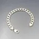 IJC Italy Solid Silver Curb Bracelet - 45 Grams