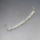 Blue Moonstone and Silver Bracelet