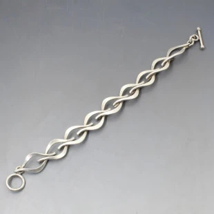 Mexico Sterling Silver Eclipse Bracelet
