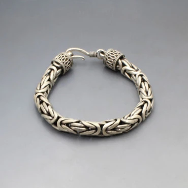 Heavy Balinese Style Rope Chain Bracelet