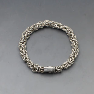 Hugo Grun Denmark 830 Silver Chain Bracelet