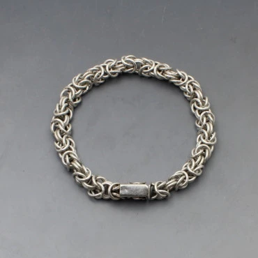 Hugo Grun Denmark 830 Silver Chain Bracelet