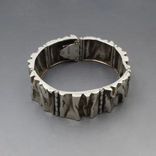 Matti J Hyvarinen Finland Modernist Silver Bracelet