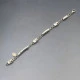 Hamilton and Inches Silver and Amethyst Bracelet