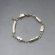 Hamilton and Inches Silver and Amethyst Bracelet