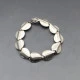 Herman Siersbol Silver Petals Bracelet